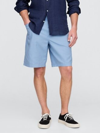 Pantaloncini Easy in lino e cotone da 9″