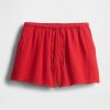 Pantaloncini facili in garza di cotone Pantaloncini facili in garza di cotone