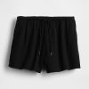 Pantaloncini facili in garza di cotone Pantaloncini facili in garza di cotone