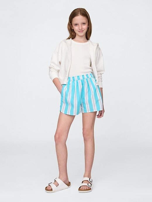 Pantaloncini facili in popeline per bambini Pantaloncini facili in popeline per bambini