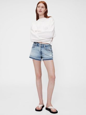 Pantaloncini in denim a vita bassa GapStudio