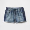 Pantaloncini in denim a vita bassa per bambini Pantaloncini in denim a vita bassa per bambini