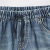 Pantaloncini in denim a vita bassa per bambini Pantaloncini in denim a vita bassa per bambini