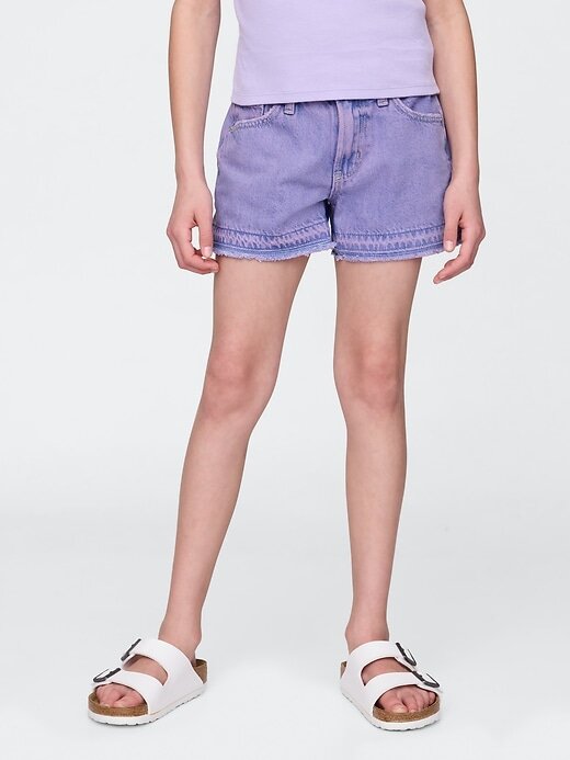 Pantaloncini in denim a vita bassa Stride per bambini Pantaloncini in denim a vita bassa Stride per bambini