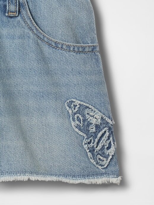 Pantaloncini in denim a vita bassa Stride per bambini Pantaloncini in denim a vita bassa Stride per bambini