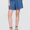 Pantaloncini in denim di garza di cotone facili da indossare Pantaloncini in denim di garza di cotone facili da indossare