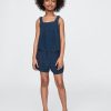 Pantaloncini in denim stropicciato per bambini Pantaloncini in denim stropicciato per bambini