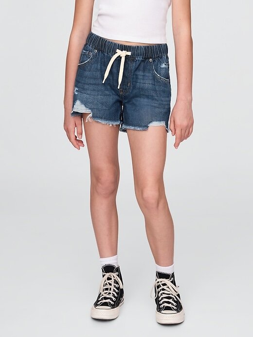 Pantaloncini in denim ultrasoft Stride Easy a vita bassa per bambini Pantaloncini in denim ultrasoft Stride Easy a vita bassa per bambini
