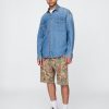 Pantaloncini in tela floreale