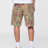 Pantaloncini in tela floreale