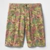 Pantaloncini in tela floreale