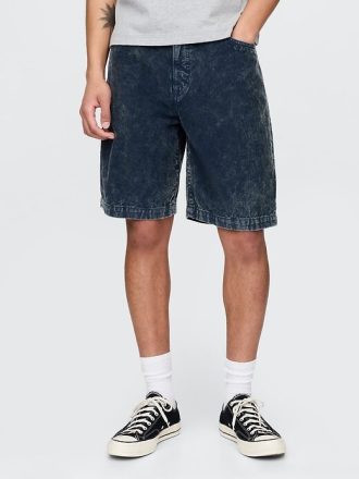 Pantaloncini in velluto a coste lavato