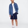 Pantaloncini kaki rilassati da 7″ per bambini