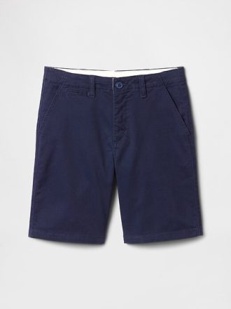 Pantaloncini kaki rilassati da 7″ per bambini