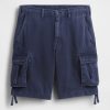 Pantaloncini larghi cargo in twill Pantaloncini larghi cargo in twill