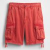Pantaloncini larghi cargo in twill Pantaloncini larghi cargo in twill