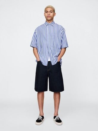 Pantaloncini larghi in denim da 10,5″