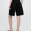 Pantaloncini lunghi in denim a vita media da 11″