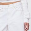 Pantaloncini lunghi in denim a vita media da 11″