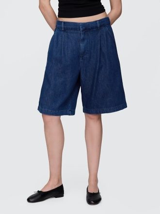 Pantaloncini lunghi ultra morbidi a vita alta 365