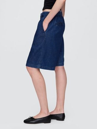 Pantaloncini lunghi ultra morbidi a vita alta 365