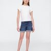 Pantaloncini midi in denim per bambini Pantaloncini midi in denim per bambini