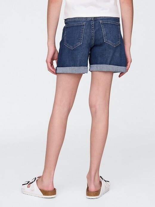 Pantaloncini midi in denim per bambini Pantaloncini midi in denim per bambini