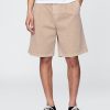 Pantaloncini plissettati color cachi Pantaloncini plissettati color cachi