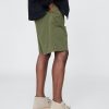 Pantaloncini plissettati color cachi Pantaloncini plissettati color cachi