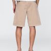 Pantaloncini plissettati color cachi Pantaloncini plissettati color cachi