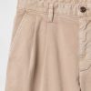 Pantaloncini plissettati color cachi Pantaloncini plissettati color cachi