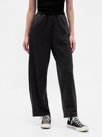 Pantaloni a botte in cotone biologico pesante