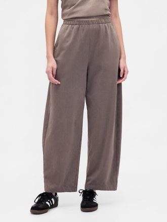 Pantaloni a botte in cotone biologico pesante