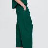 Pantaloni a canna facile in garza di cotone