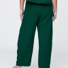 Pantaloni a canna facile in garza di cotone
