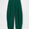 Pantaloni a canna facile in garza di cotone