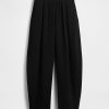 Pantaloni a canna facile in garza di cotone