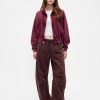 Pantaloni a ferro di cavallo in twill a vita media Pantaloni a ferro di cavallo in twill a vita media