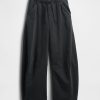 Pantaloni a ferro di cavallo in twill a vita media Pantaloni a ferro di cavallo in twill a vita media