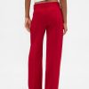 Pantaloni a gamba larga con pieghe a vita bassa 365 Pantaloni a gamba larga con pieghe a vita bassa 365