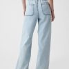 Pantaloni a gamba larga in denim Pantaloni a gamba larga in denim