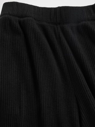 Pantaloni a gamba larga in filato morbido per bambini
