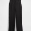 Pantaloni a gamba larga in maglia doppia a vita alta Pantaloni a gamba larga in maglia doppia a vita alta
