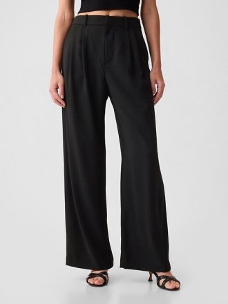Pantaloni a pieghe a vita alta 365