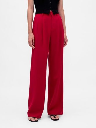 Pantaloni a pieghe a vita alta 365