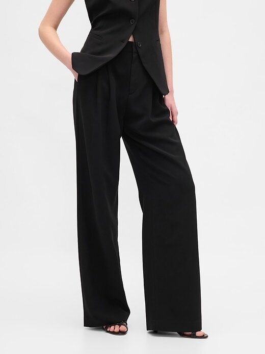 Pantaloni a pieghe a vita alta 365 Pantaloni a pieghe a vita alta 365