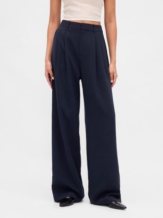 Pantaloni a pieghe a vita alta 365