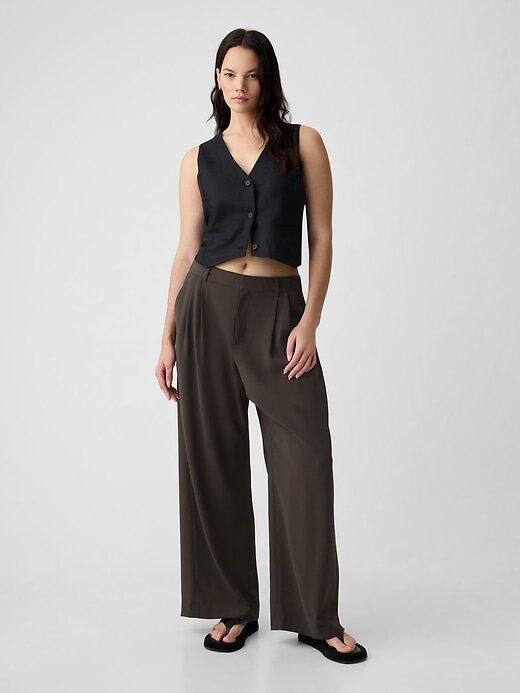 Pantaloni a pieghe a vita alta 365 Pantaloni a pieghe a vita alta 365