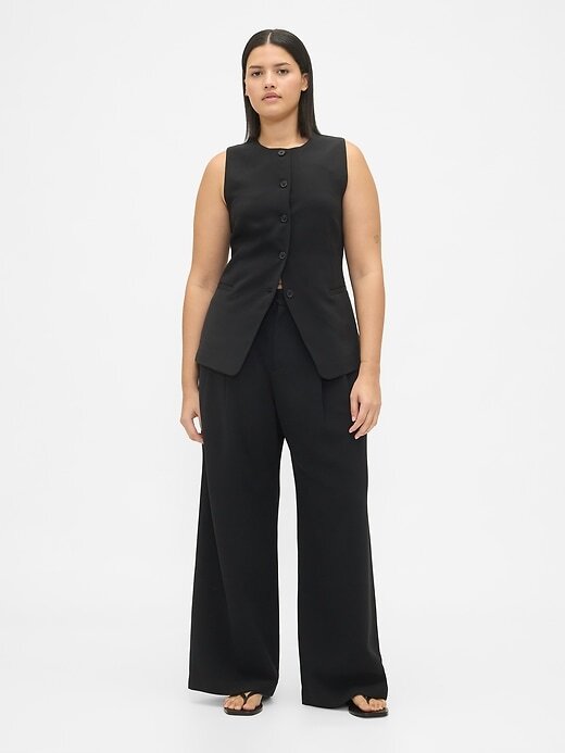 Pantaloni a pieghe a vita alta 365 Pantaloni a pieghe a vita alta 365