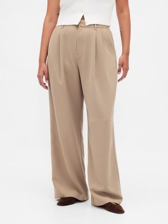 Pantaloni a pieghe a vita alta Curvy 365